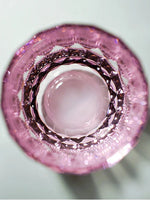 Copo Japonês de Cristal Lapidado com Corte Diamante | Haustter