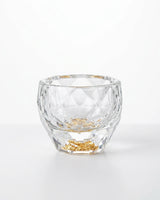 Copo Crystal Nobre 50ml – Talhado como Diamante e Fragmentos Dourados | Haustter