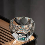 Copo Crystal Nobre 50ml – Talhado como Diamante e Fragmentos Dourados | Haustter - Haustter