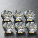 Copo Crystal Nobre 50ml – Talhado como Diamante e Fragmentos Dourados | Haustter - Haustter