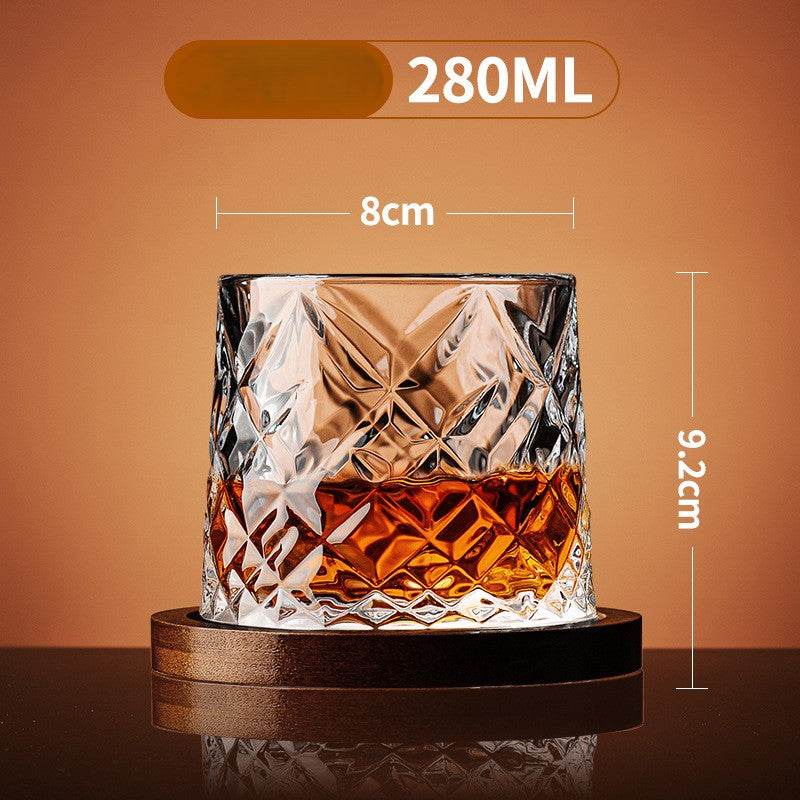 Copo de Whisky Rotativo com Base - Haustter - Haustter