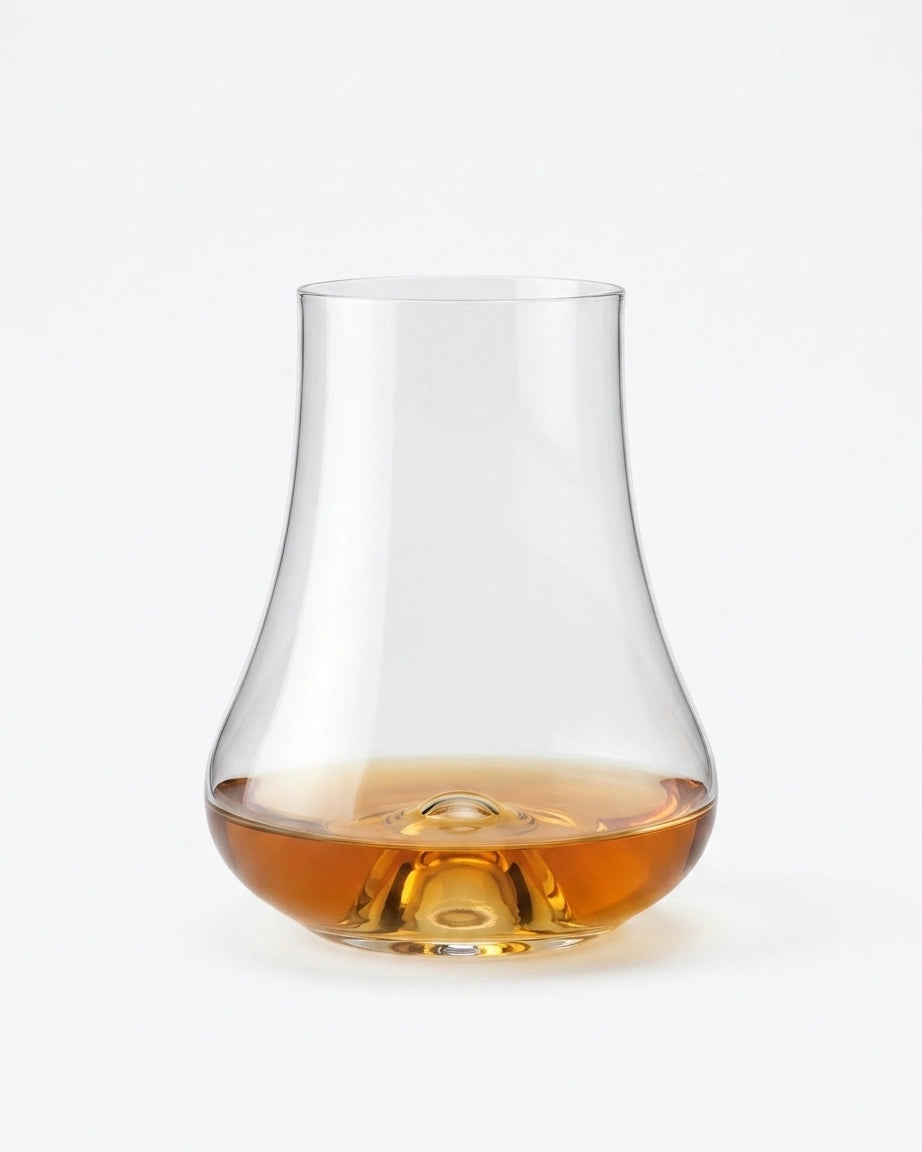 Copo Nosing de Vidro com Fundo Côncavo para Whisky e Destilados