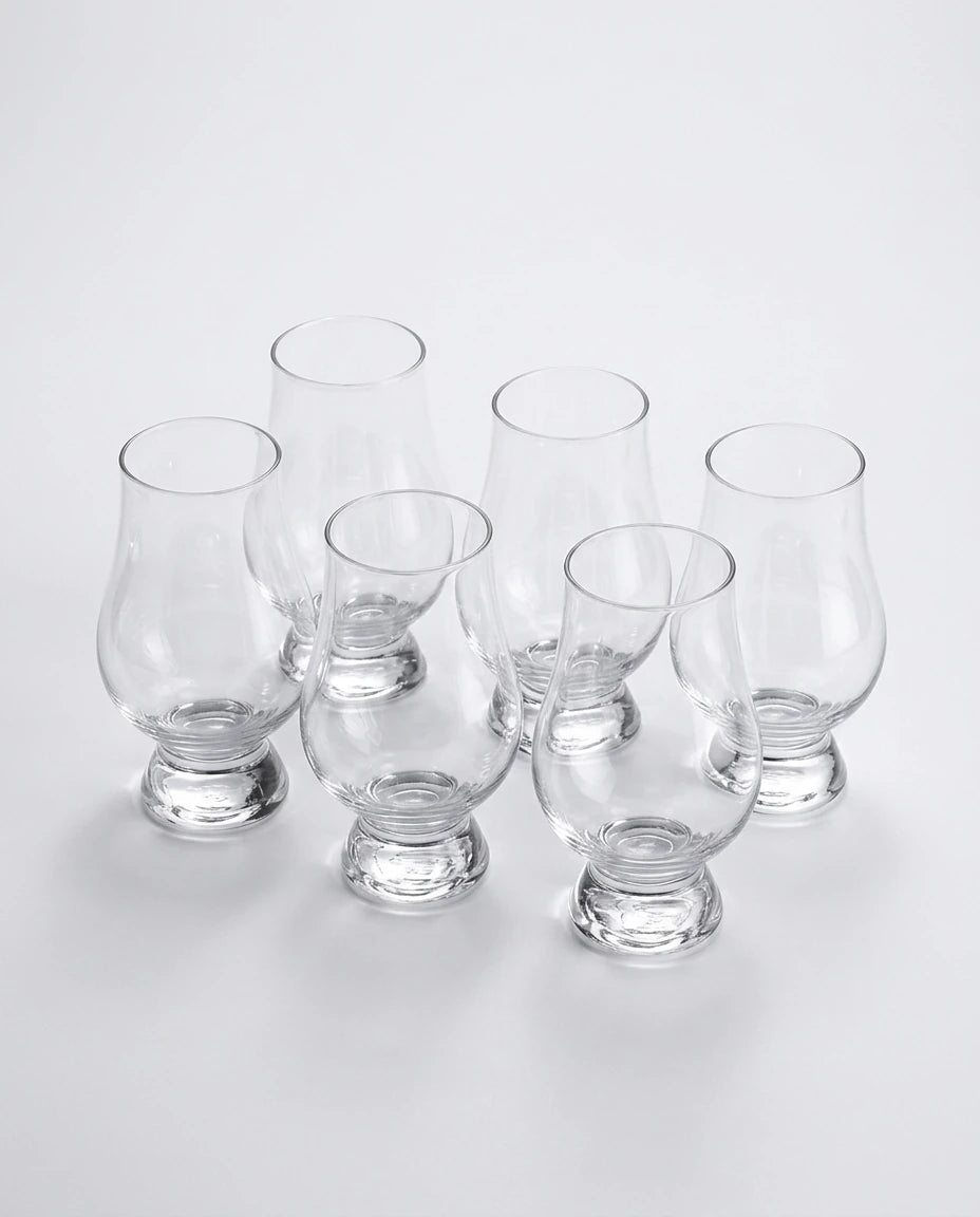 Conjunto de 6 Copos Tulipa de Vidro para Whisky 200ml