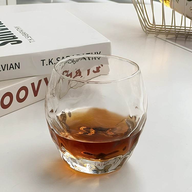 Copo de Vidro 350ml com Padrão de Nuvens - Haustter - Haustter