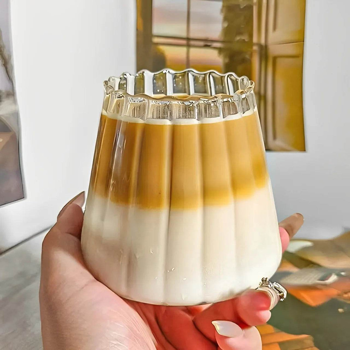 Copo Cõnico de Vidro Japonês Transparente - Haustter - Haustter