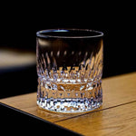 Copo de Whiskey com Entalhe Artesanal de Alto Brilho e Fundo Espesso - Haustter - Haustter