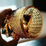 Copo de Whisky Edo Kiriko com Cristais Âmbar - Haustter - Haustter