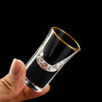 Copos para Bebidas Espirituosas com Borda Dourada | Haustter