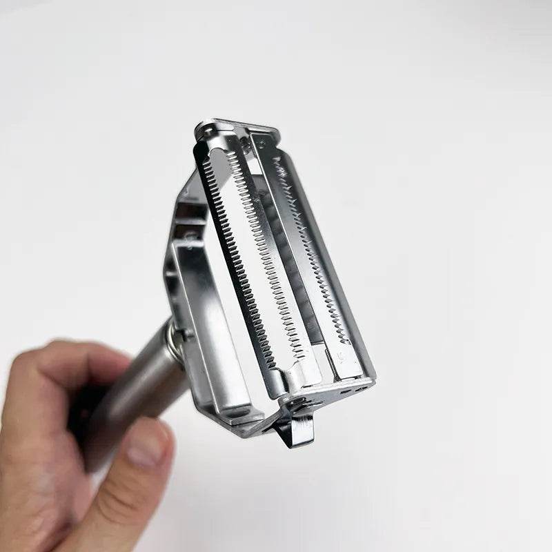 Descascador, Fatiador e Julienar de Aço Inoxidável para Frutas e Verduras 4 em 1 - Haustter - Haustter