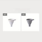 Funil Dobrável de Silicone para Cozinha - Economize Espaço e Evite Sujeira | Haustter - Haustter