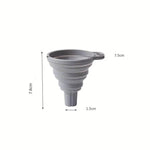 Funil Dobrável de Silicone para Cozinha - Economize Espaço e Evite Sujeira | Haustter - Haustter