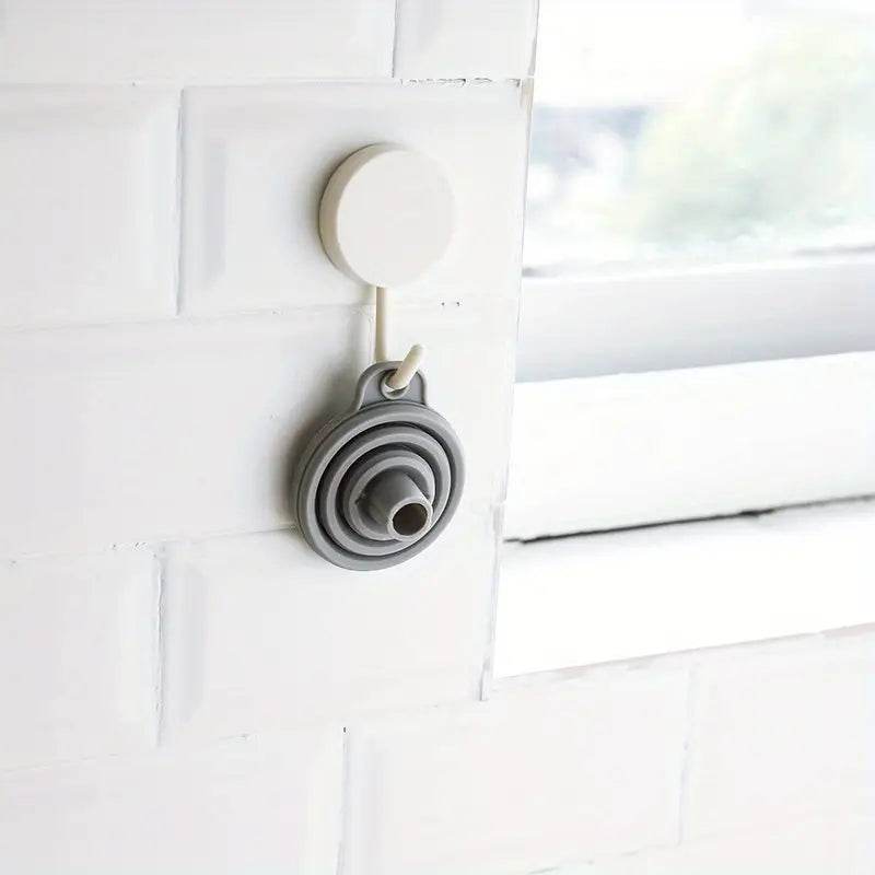 Funil Dobrável de Silicone para Cozinha - Economize Espaço e Evite Sujeira | Haustter - Haustter