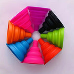 Funil Dobrável de Silicone para Cozinha - Economize Espaço e Evite Sujeira | Haustter - Haustter