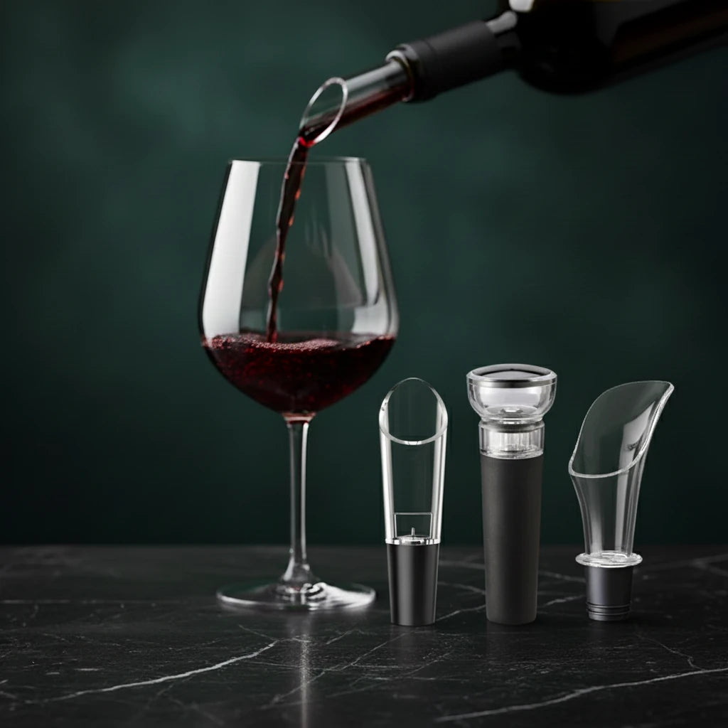 Dosador, Aerador e Rolha de Vinho Premium - Bico Vertedor com Rolha | Haustter