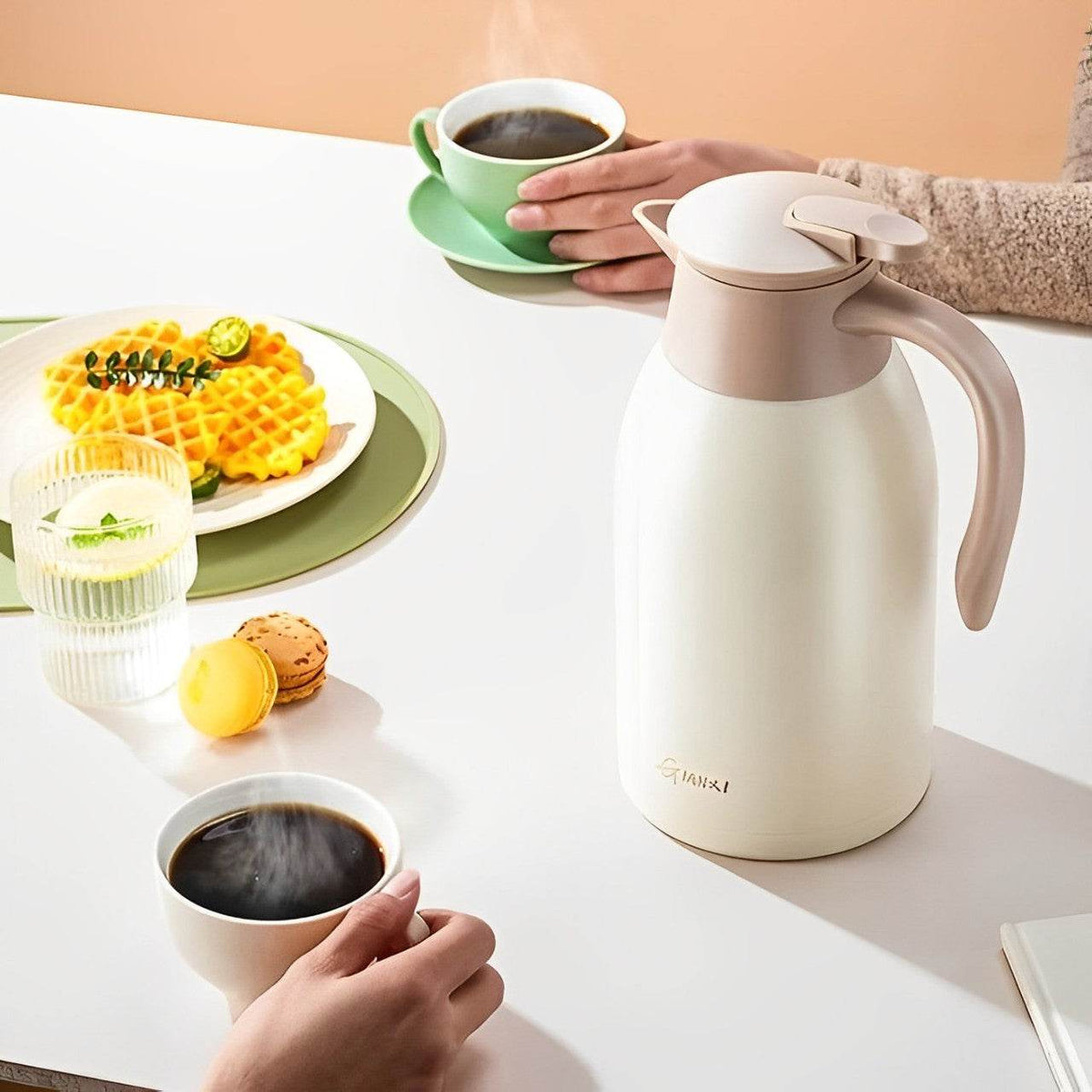 Garrafa Térmica Quente Frio Cerâmica ou Inox de 2000ml - Haustter - Haustter