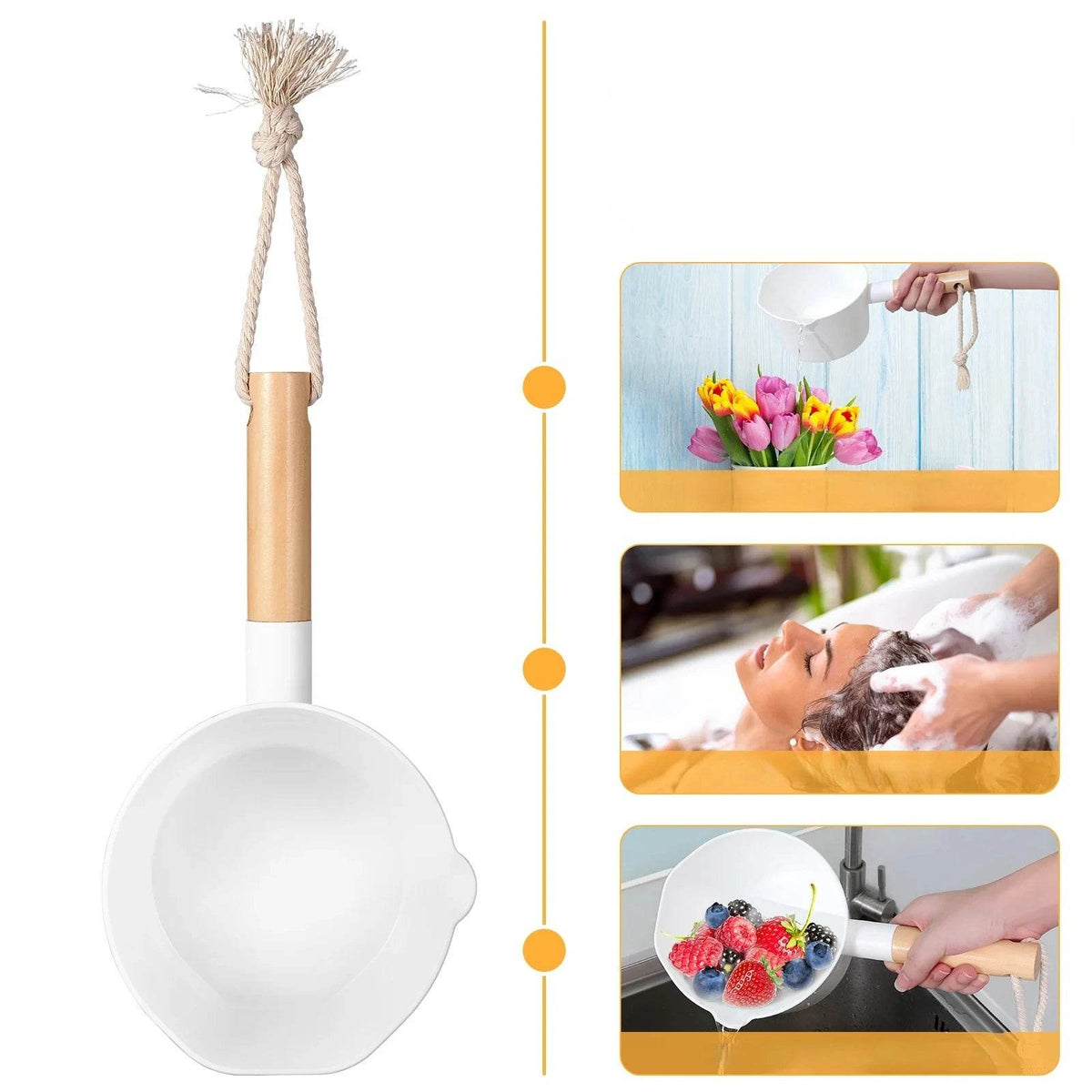 Jarra com Cabo Longo de Madeira - Haustter - Haustter