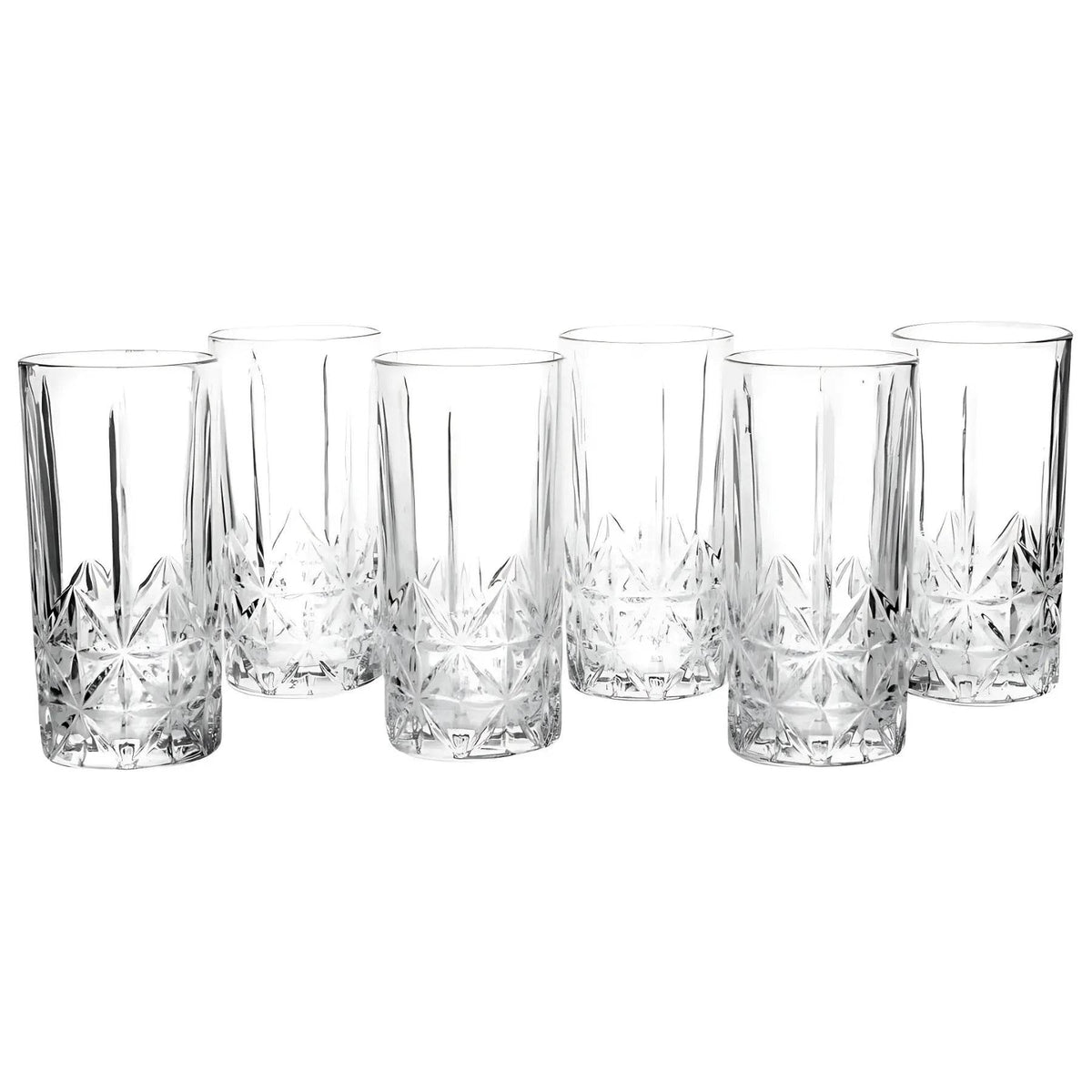 Jogo de Copos Pavillion 6 Peças - Vidro Transparente 350ml | Haustter - Haustter