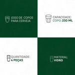 Copos Empire Coqueiro 230ml 6 Peças - Tropicalidade com Estilo | Haustter - Haustter