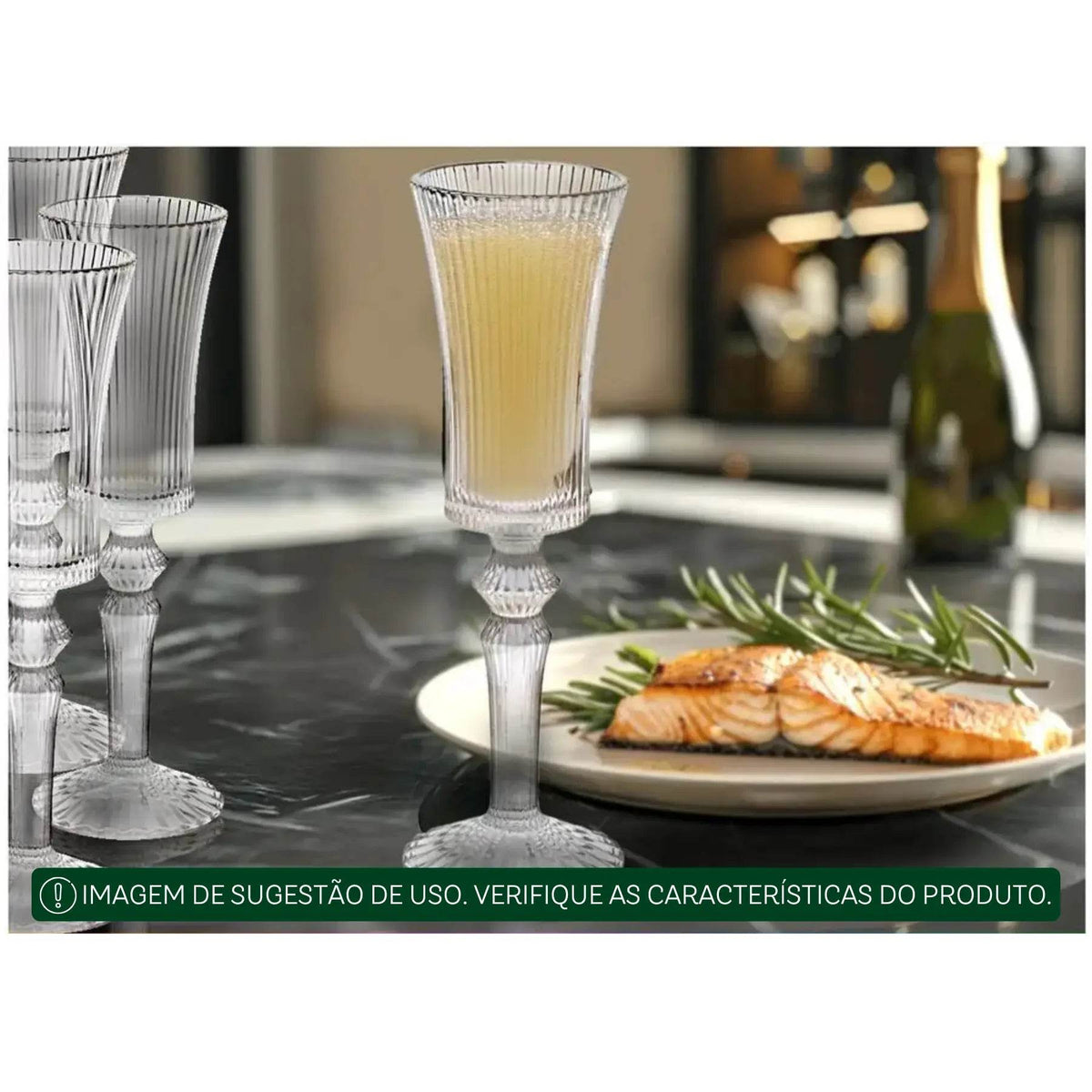 Taças Graffiato 150ml 6 Peças - Modernidade em Cada Brinde | Haustter - Haustter