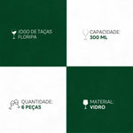 Jogo de Taças Floripa 6 Peças 300ml - Cerveja com Estilo | Haustter - Haustter