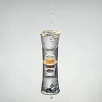 Mini Copos de Shot de Saque e Licor com Borda Dourada e Folhas Reluzentes - Haustter - Haustter