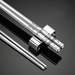 Par de Hashis Antiderrapantes de Aço Inoxidável 316 - Haustter - Haustter