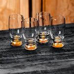 Taças de Cristal com Detalhes Dourados - Haustter - Haustter