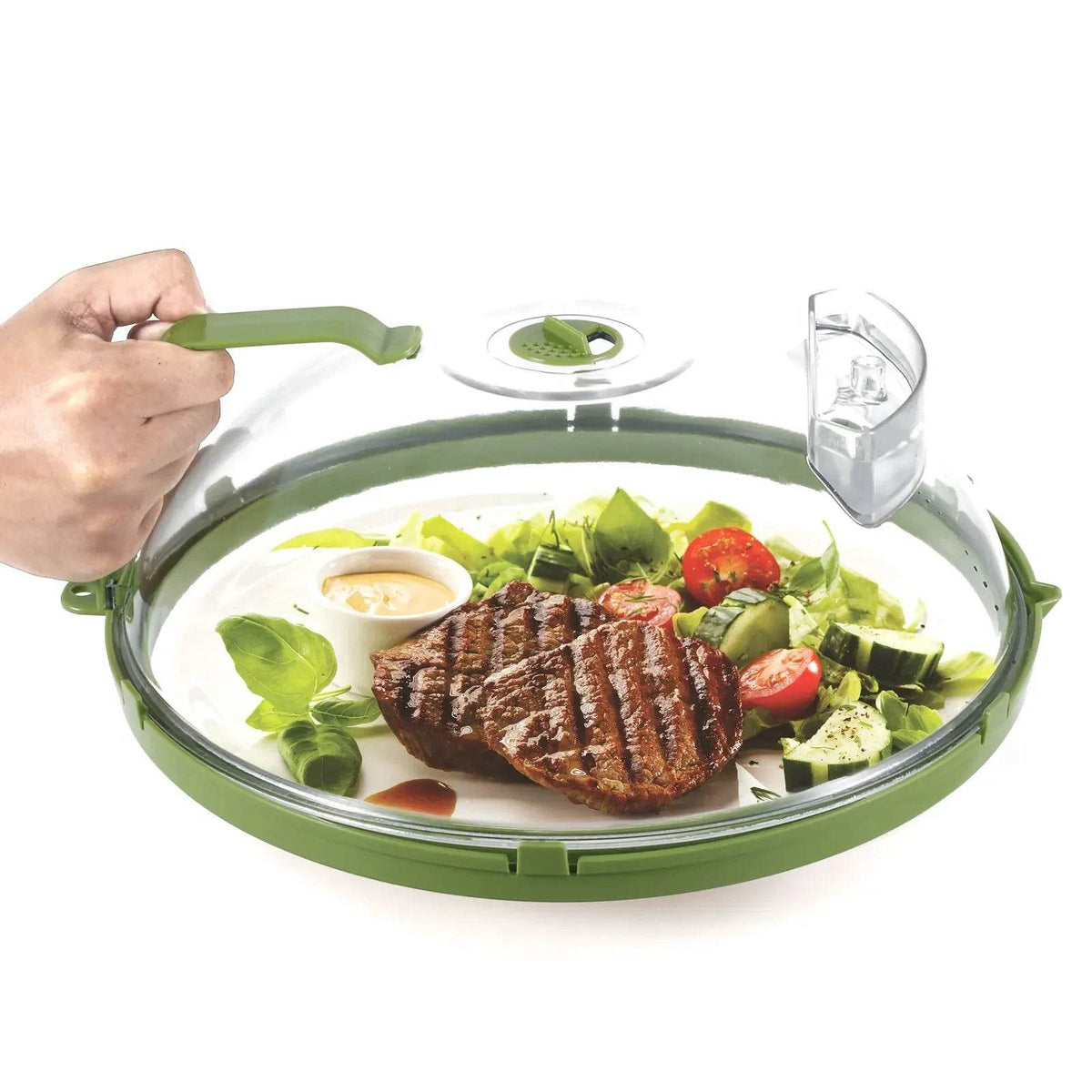 Tampa para Micro-ondas com Vaporizador - Haustter - Haustter