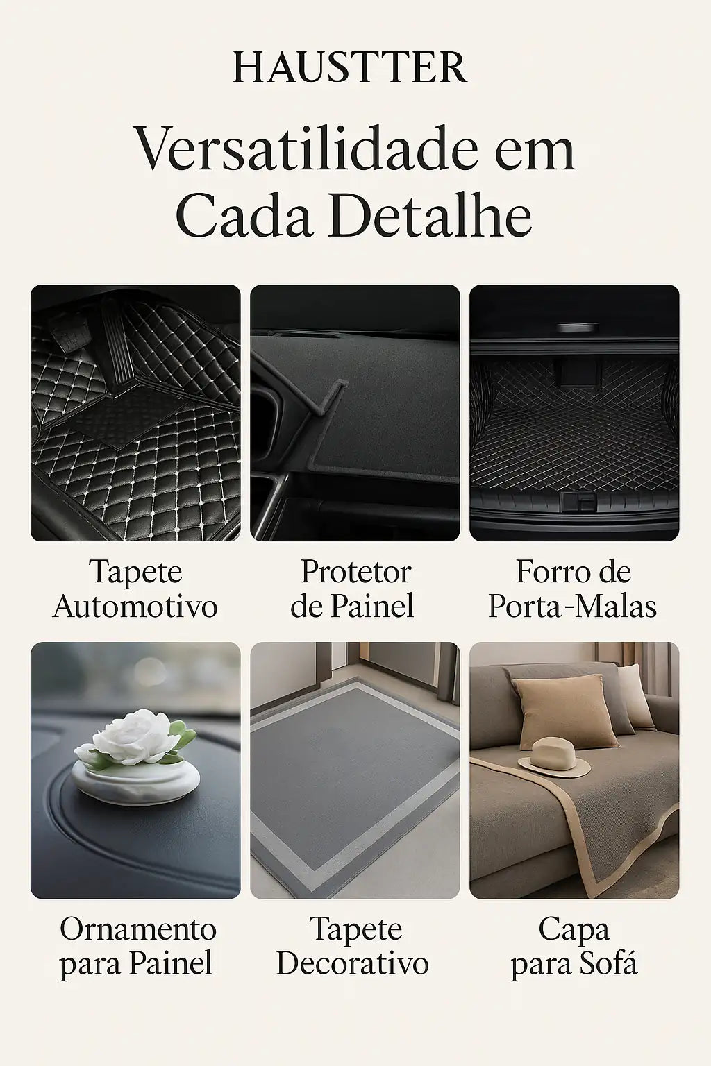 Velcro Adesivo Dupla Face Premium - Fixação Invisível para Tapetes | Haustter