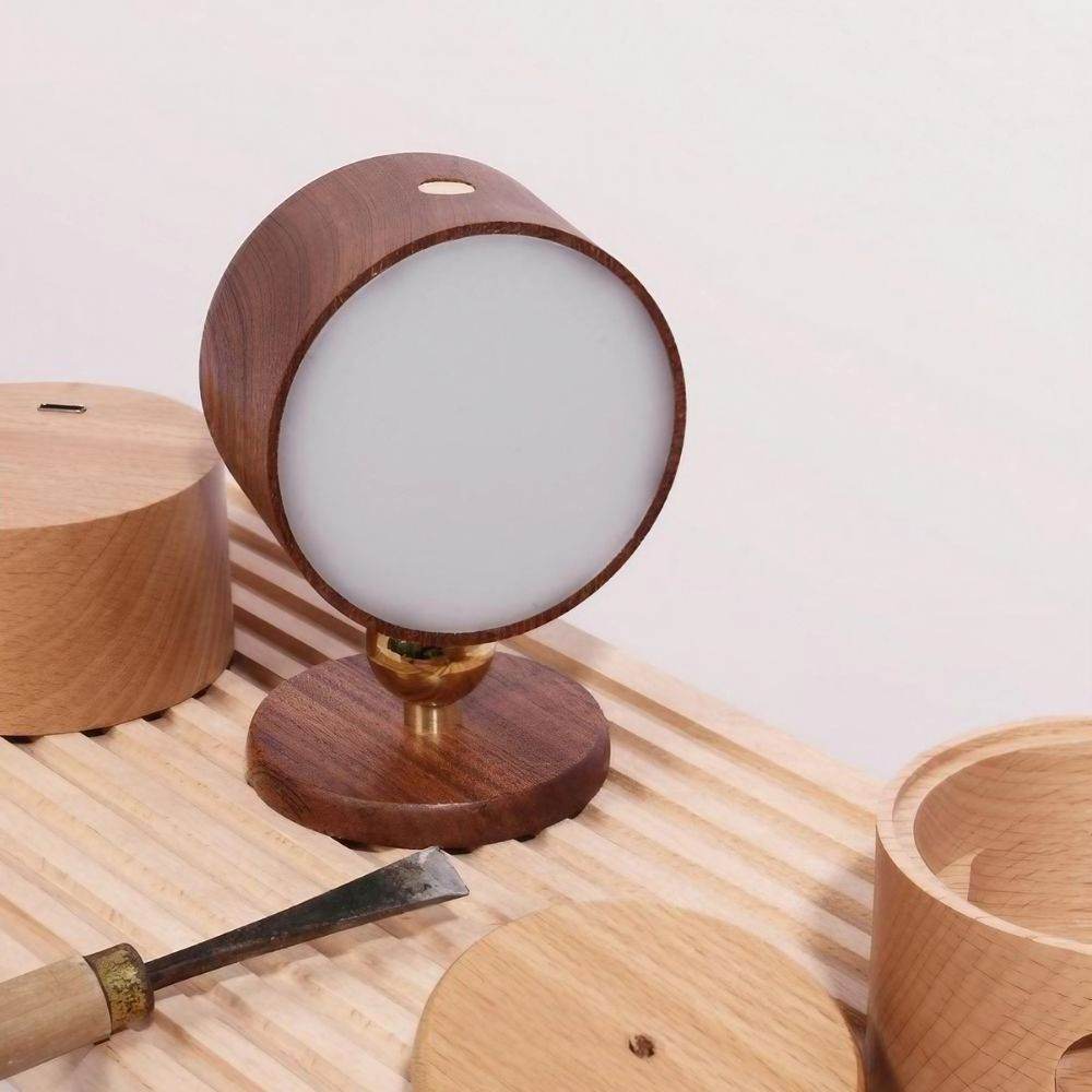 Luminária Com Bola Magnética Giratória - Haustter