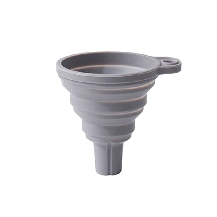 Funil Dobrável de Silicone para Cozinha - Economize Espaço e Evite Sujeira | Haustter - Haustter