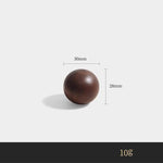 Puxador Nórdico de Madeira de Nogueira para Gavetas e Armários - Haustter - Haustter