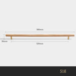 Puxador Nórdico de Madeira de Nogueira para Gavetas e Armários - Haustter - Haustter