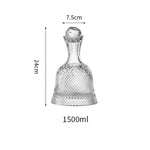 Decantador Aerador com Rotação 360º para Vinho, Licor, Scotch, Bourbon, Presente Criativo 1500ml - Haustter - Haustter