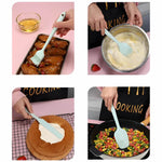 5 Espátulas de Silicone e 1 Pincel, conjunto - Haustter - Haustter