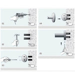 Acessórios para Banheiro Estilo Retrô/Antigo em Bronze - Haustter - Haustter