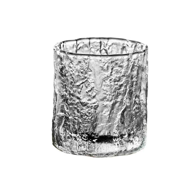 Copos Rocha de Gelo para Whisky com Porta-Copos de Madeira - Haustter - Haustter