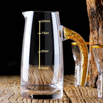 Copos e Taças para Shot com Jarra de Vidro com Folha Dourada - Haustter - Haustter