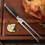 Garfo de Churrasco para Espetar Assado XINZUO, Garfo Trinchante de Aço Inoxidável para Espetar Carne, Utensílios de Cozinha para Jantar e Churrasco - Haustter - Haustter