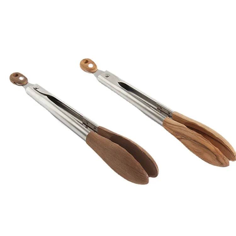 Pinça de Churrasco Inox com Madeira - Haustter - Haustter