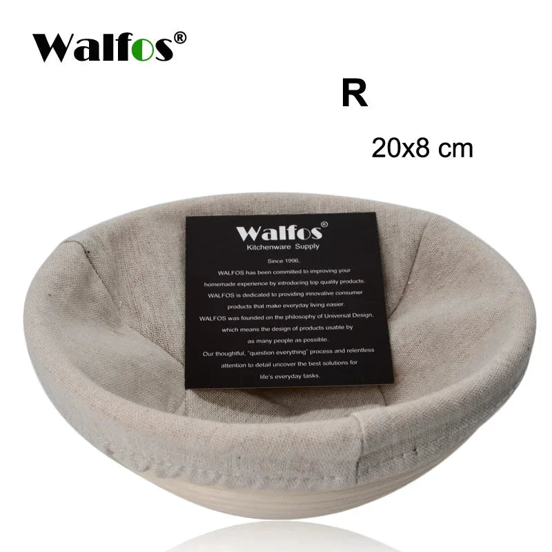 Cesta de Fermentação em Rattan Natural Walfos para Pães - Haustter