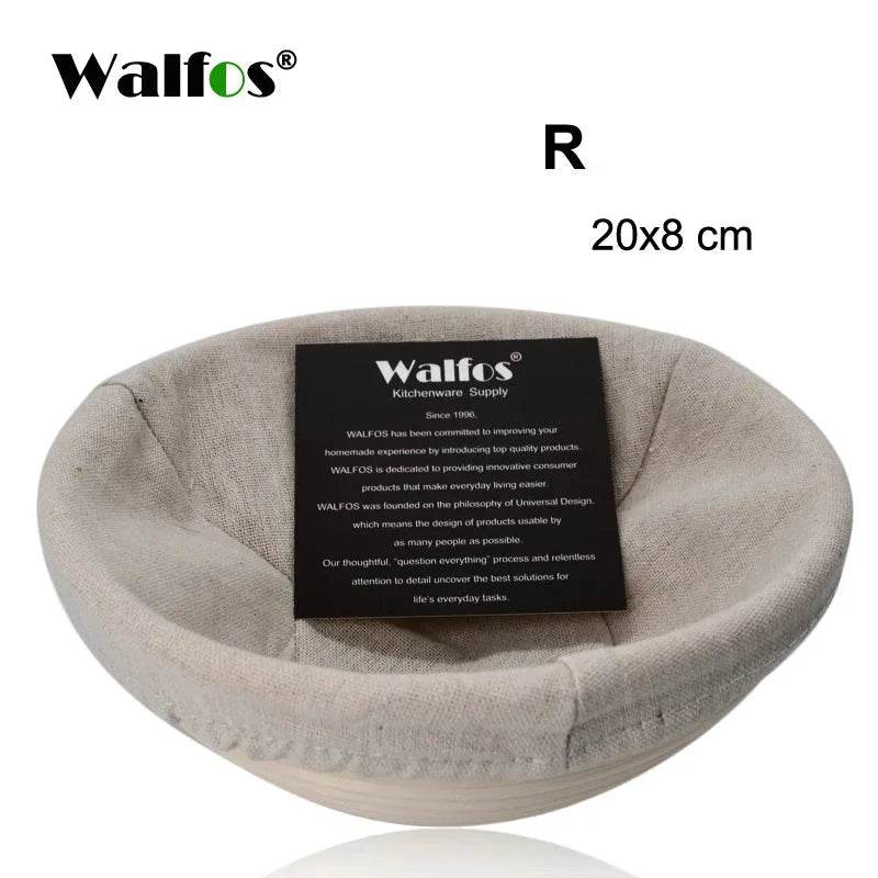 Cesta de Fermentação em Rattan Natural Walfos para Pães - Haustter - Haustter
