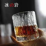 Copos Rocha de Gelo para Whisky com Porta-Copos de Madeira - Haustter - Haustter