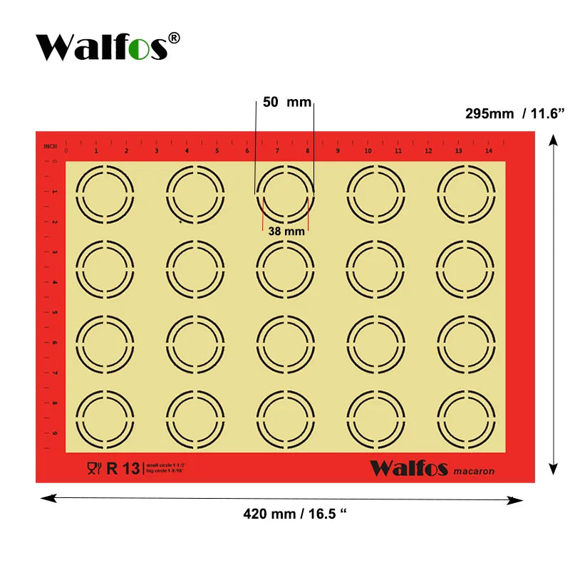 Tapete de Silicone Antiaderente Walfos para Assar - Haustter