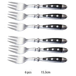 Conjunto de Talheres de Aço Inox Polido Estilo Clássico | Haustter