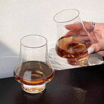 2/4/6 pçs copo de uísque de vidro cristal conjunto de 250ml claro sem chumbo copos para beber escocês licor barware cerveja espíritos vinho glasse - Haustter