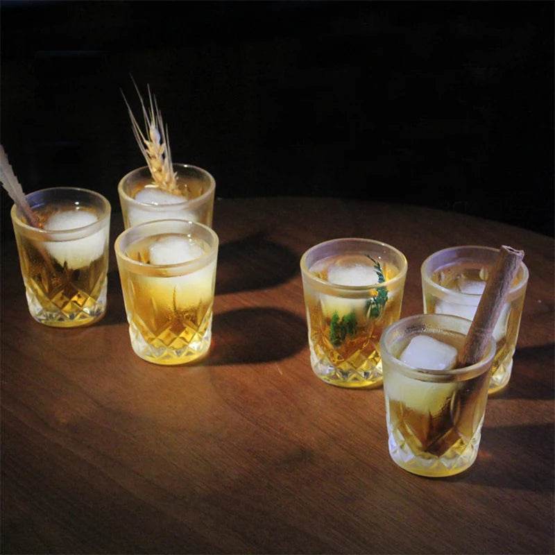 12 Copos Texturizados para Bebidas, Conjunto - Haustter - Haustter