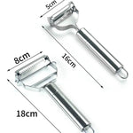 Descascador, Fatiador e Julienar de Aço Inoxidável para Frutas e Verduras 4 em 1 - Haustter - Haustter