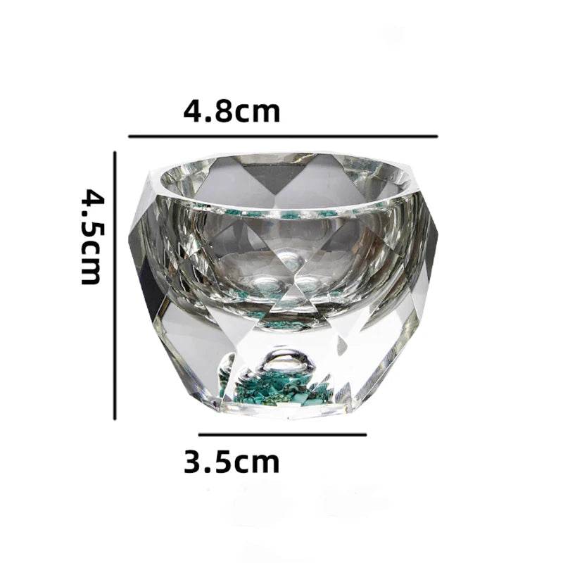 Copo Crystal Nobre 50ml – Talhado como Diamante e Fragmentos Dourados | Haustter - Haustter