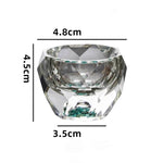 Copo Crystal Nobre 50ml – Talhado como Diamante e Fragmentos Dourados | Haustter - Haustter